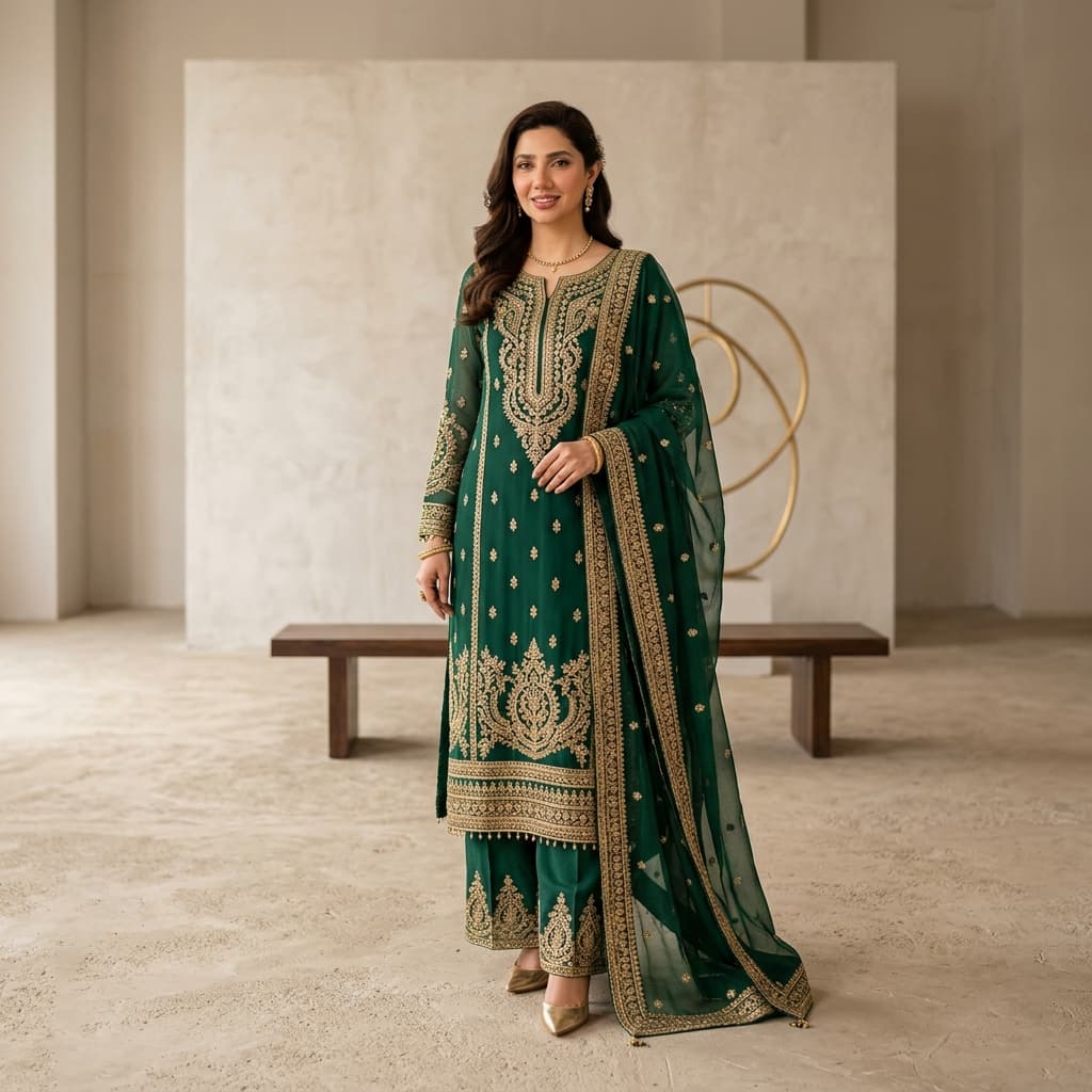 Emerald Silk Ensemble